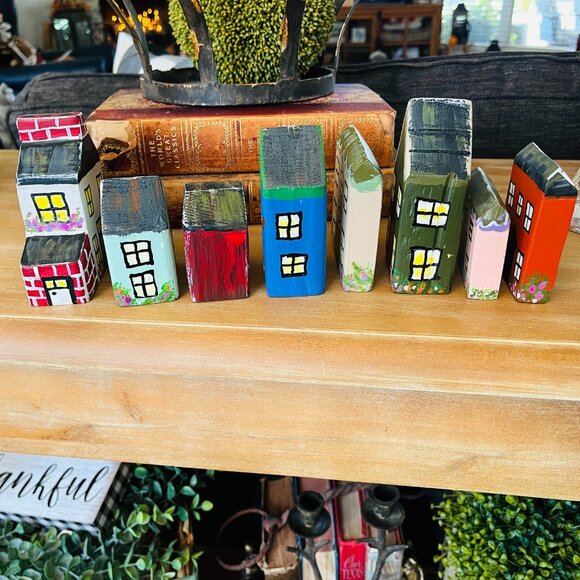 OOAK Wooden village - Picture 9 of 17